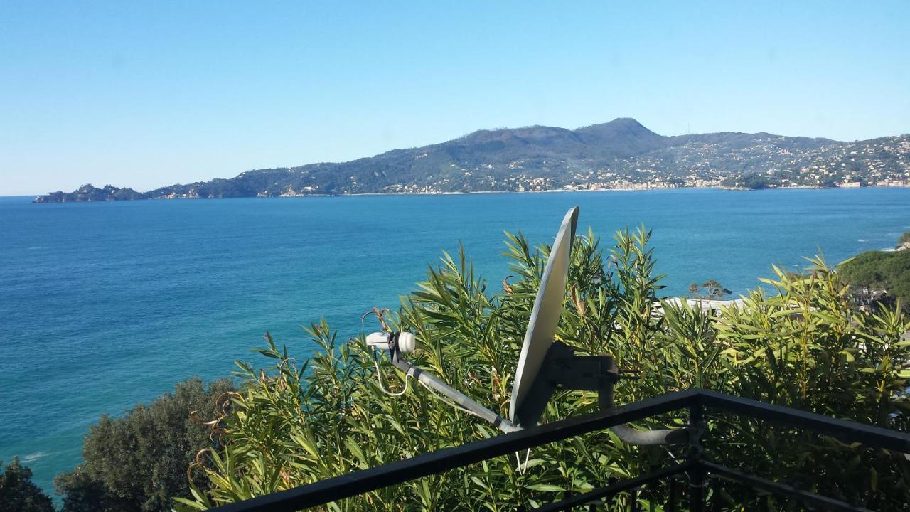 Vista Mare E Portofino - Sea And Portofino View Apartment Zoagli Luaran gambar
