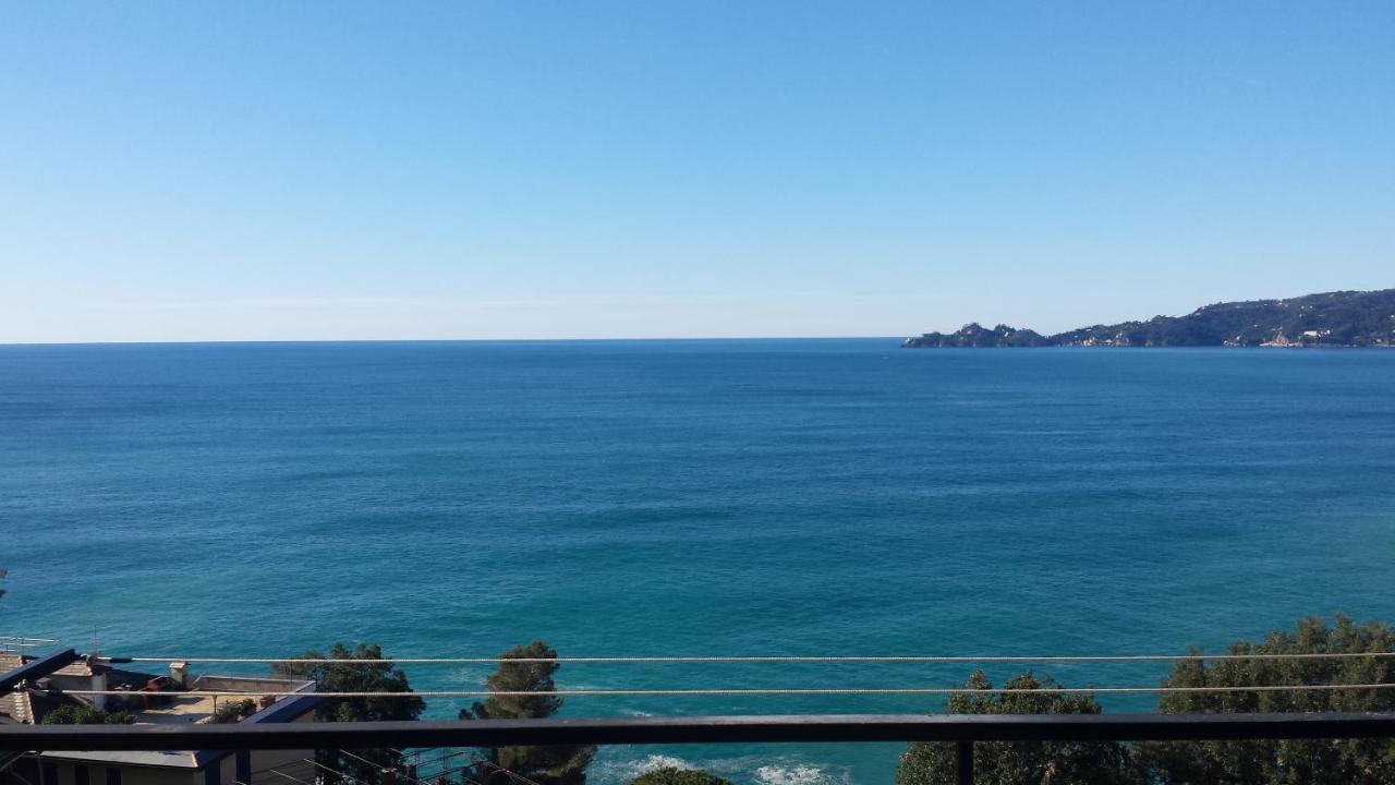 Vista Mare E Portofino - Sea And Portofino View Apartment Zoagli Luaran gambar